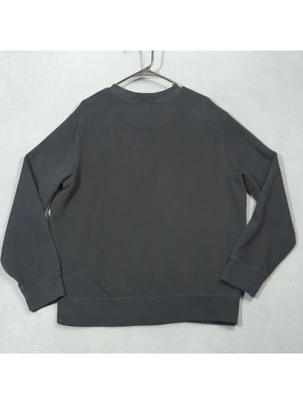 Polo Ralph Lauren Crew Neck Sweatshirt Men's XL Black Heavyweight Cotton Preppy